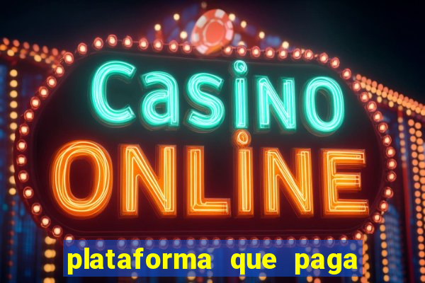 plataforma que paga no cadastro fortune tiger